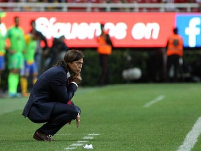 El entrenador Matías Almeyda.