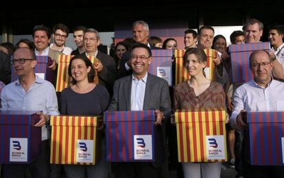 Josep Maria Bartomeu, en un moment de la campanya.