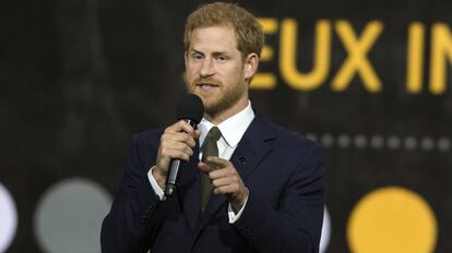 Enrique de Inglaterra, durante la inauguración de los Juegos Invictus.