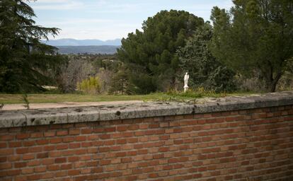 El interior de la finca donde los Heraldos del Evangelio pretenden construir un macrocomplejo eclesiástico.