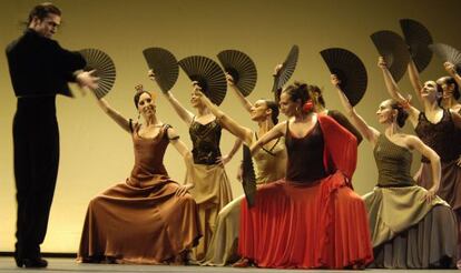 El Ballet de Aída Gomez durante la representación de 'Carmen'.