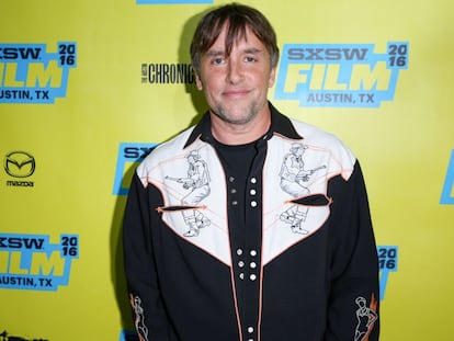 El director Richard Linklater llega al estreno de su nueva película, 'Everybody Wants Some', en el teatro Paramount, en Austin el pasado viernes.