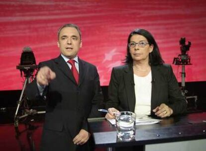 Los dos candidatos no se enzarzaron..