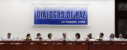 El tercer grupo de víctimas habla en la Mesa de Diálogos de Paz.