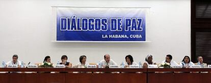 El tercer grupo de v&iacute;ctimas habla en la Mesa de Di&aacute;logos de Paz. 