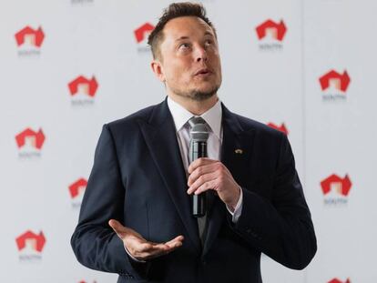 Elon Musk durante un acto en Adelaida (Australia), el 7 de julio.