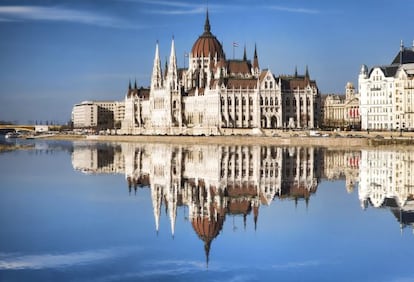 El edificio del Parlamento, en Budapest.