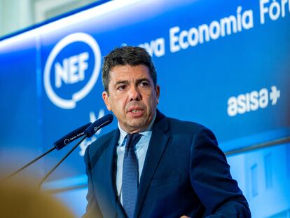 DVD 1255 (24/02/25) Desayuno Informativo de Nueva Economía Fórum en el que interviene el presidente de la Generalitat valenciana, Carlos Mazón en el Hotel Mandarín Oriental Ritz de Madrid © Claudio Álvarez