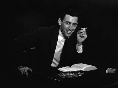 Retrato de J. D. Salinger feito por Anthony Dei Gesu em Nova York, em 1952.