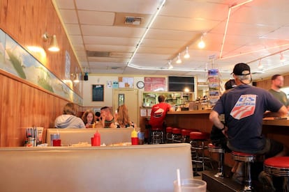 Interior del Twede's Café (The Double R Diner).