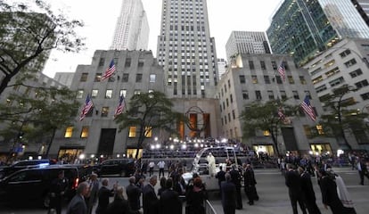 El papa Francisco en la Quinta Avenida de Nueva York.