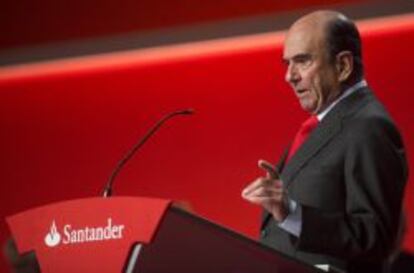 El presidente de Banco Santander, Emilio Botín.