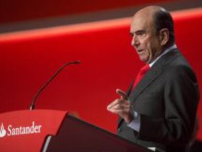 El presidente de Banco Santander, Emilio Bot&iacute;n. 