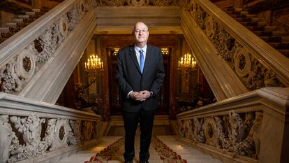 lan Goldfajn, presidente del BID, posa en la sede de la Casa de América, en Madrid.