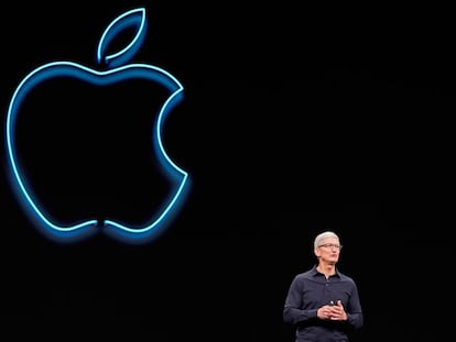 El consejero delegado de Apple, Tim Cook, en una foto de archivo.