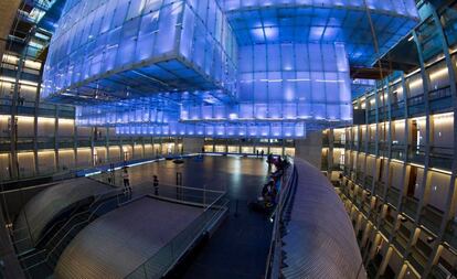 Vista del Centro Cultural Kirchner, en Buenos Aires.