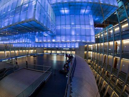 Vista del Centro Cultural Kirchner, en Buenos Aires.