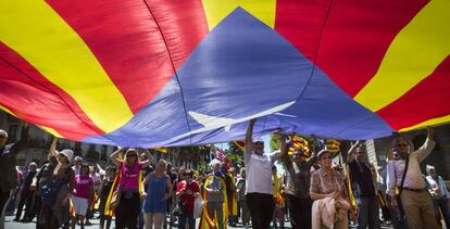 Manifestaci&oacute;n contra los recursos del PP al Constitucional.