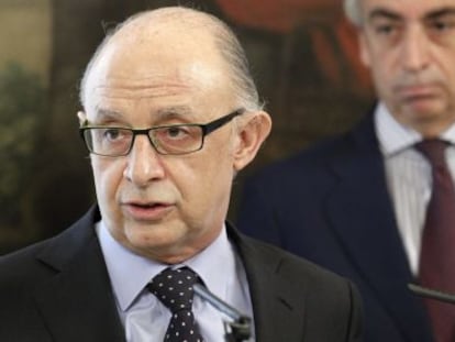 Crist&oacute;bal Montoro, ministro de Hacienda.