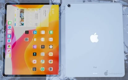 Diseño de concepto de los nuevos iPad Air.