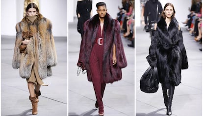 Colección otoño invierno 2017/2018 de Michael Kors, presentada el pasado marzo en la Semana de la moda de Nueva York.