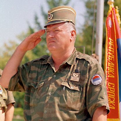 Ratko Mladic en una imagen de agosto de 1995.