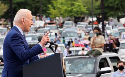 El presidente de EEUU, Joe Biden, en un acto del Partido Demócrata en Georgia el pasado jueves.