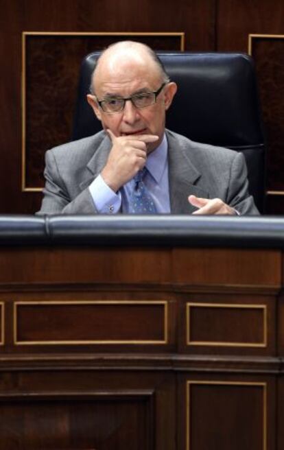 El ministro de Hacienda, Cristóbal Montoro.