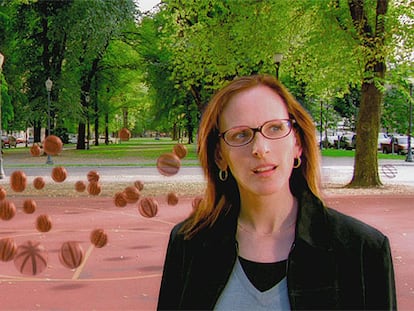 La actriz Marleen Matlin, en un fotograma del documental <i>¿¡Y tú qué sabes!?</i>