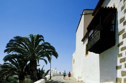 Betancuria, en la costa oeste de la isla de Fuerteventura.