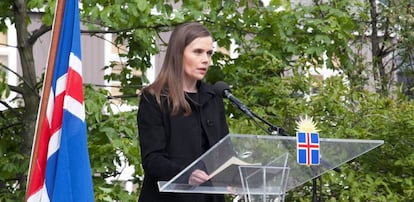 Katrín Jakobsdóttir, primera ministra da Islândia.