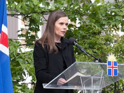  Katrín Jakobsdóttir, primera ministra da Islândia. 