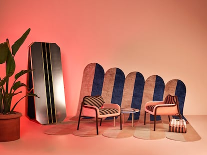 Su colección de hogar para Fendi (2019) y su versión del bolso Peekaboo de la marca.