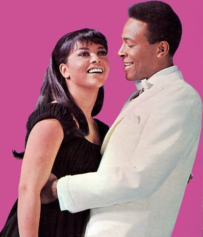 Tammi Terrell y Marvin Gaye en 1967.