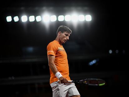 Pablo Carreño, el pasado lunes durante el partido contra Altmaier en los octavos.