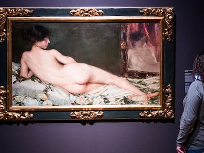 'Desnudo femenino', de Aurelia Navarro, en la exposicion 'Invitadas' del museo del Prado.