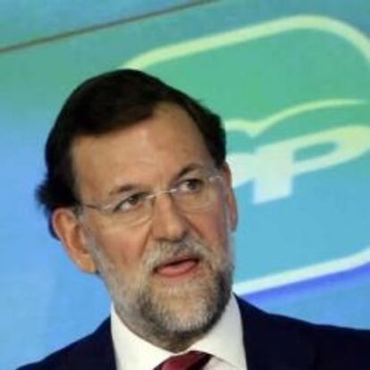 Mariano Rajoy, presidente del Partido Popular