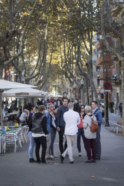 Imatge de la Rambla del Poblenou.