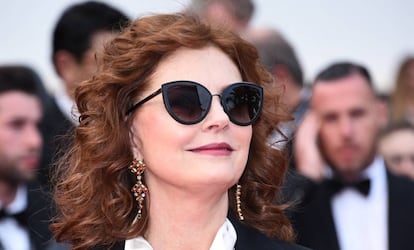 Susan Sarandon en el festival de Cannes.