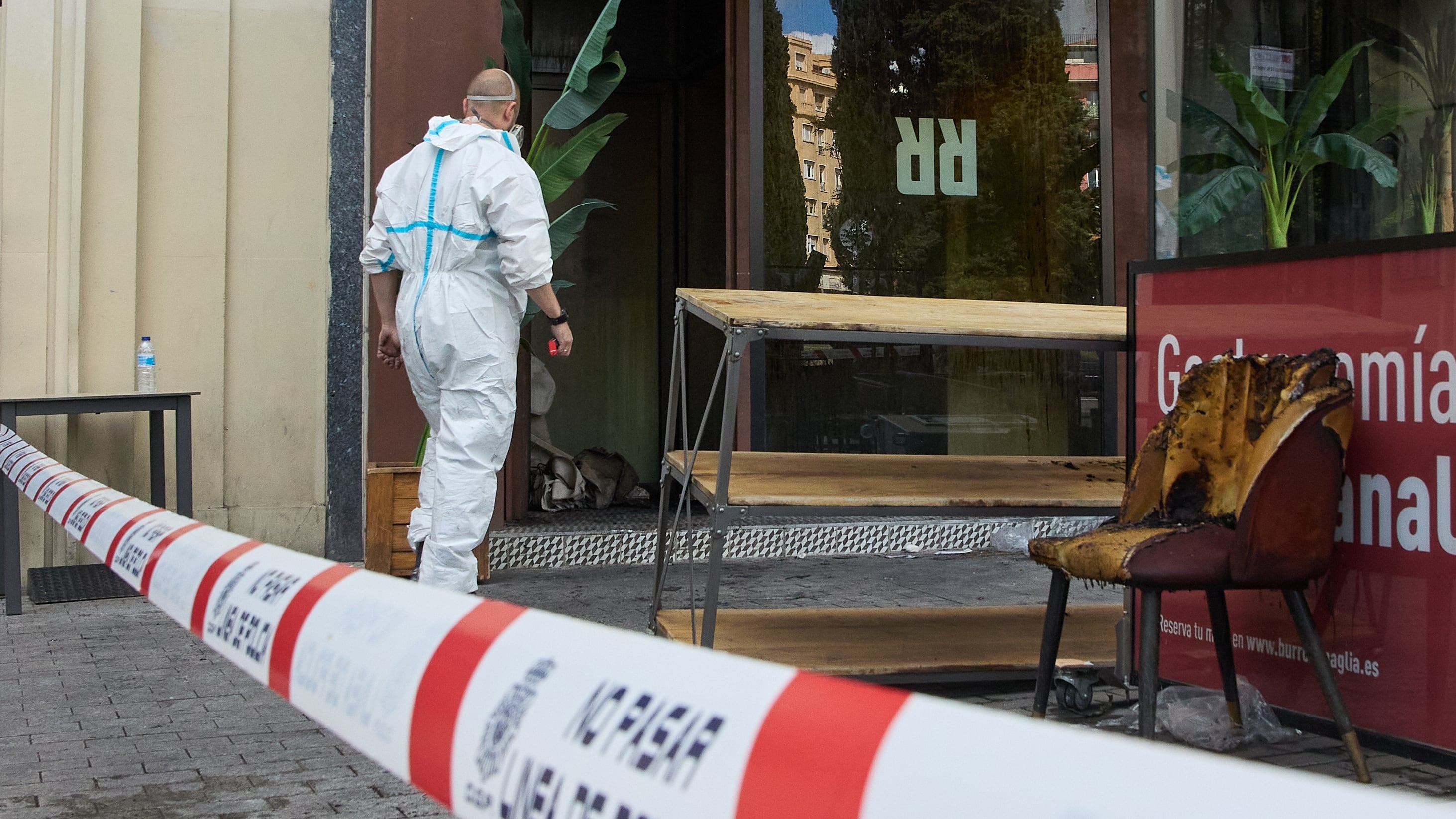 A juicio por la muerte de tres personas los dueños, arquitectos y gerente del restaurante Burro Canaglia que ardió en Madrid