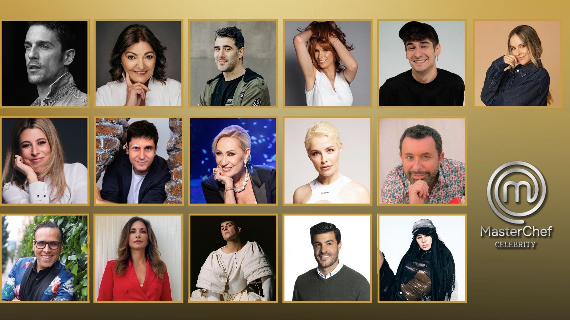 Los 16 aspirantes de 'MasterChef Celebrity 10'.