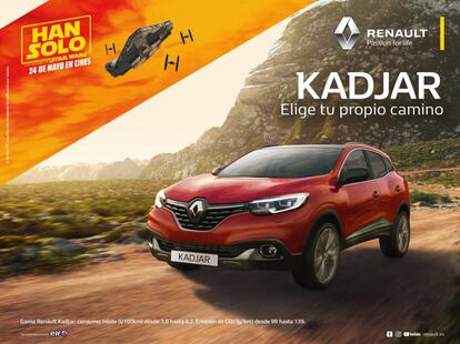 Imagen de la campaña del Renault Kadjar