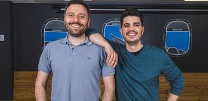 Els fundadors de la 'start up' Travelperk, Avi Meir i Javier Suárez.