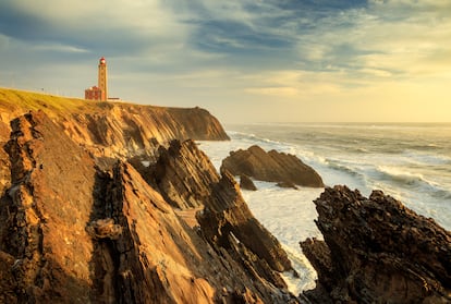 Faro Penedo da Saudade de São Pedro de Moel Portugal