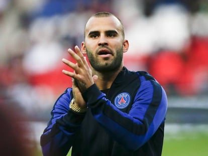 Jes&eacute;, en un partido con el PSG.