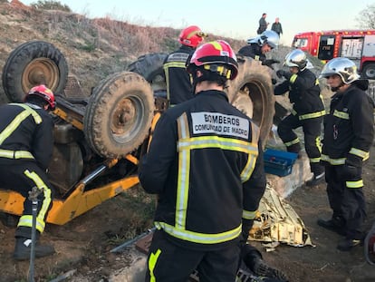 Un anciano de 91 a&ntilde;os fallece en Brunete aplastado por su tractor. 