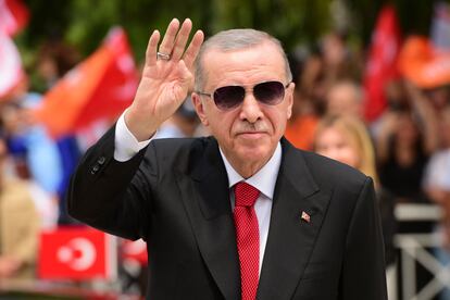 El presidente turco Recep Tayyip Erdogan durante una visita a Nicosia (Chipre), el pasado 12 de junio.
