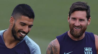 Messi y Luis Suárez podrían estrenarse en la Supercopa.