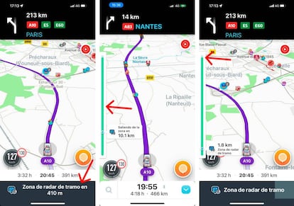 Controla los radares de tramo con Waze.