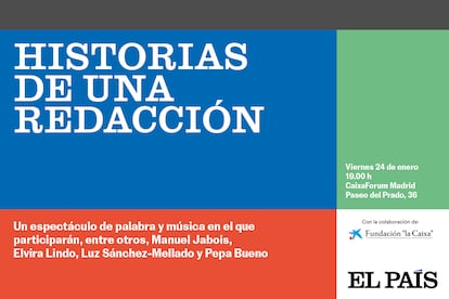 Te invitamos al evento ‘Historias de una redacción’